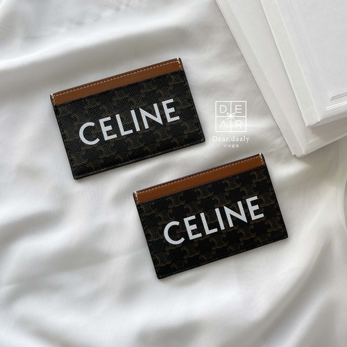 셀린느 트리오페 CELINE 로고 카드 홀더